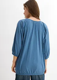 Maglia in cotone biologico con scollo quadrato, bonprix