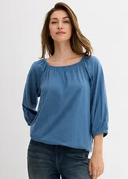 Maglia in cotone biologico con scollo quadrato, bonprix