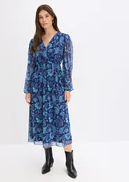 Abito midi in mesh, bonprix