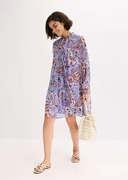 Abito tunica in chiffon con fiocco, bonprix