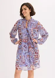 Abito tunica in chiffon con fiocco, bonprix
