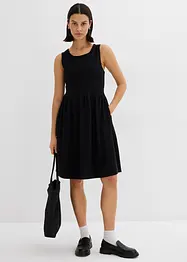 Abito in maglina con tasche in puro cotone, bonprix