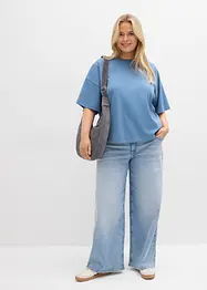 Maxi maglia in puro cotone biologico pesante, bonprix