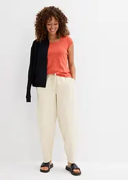 Pantaloni in felpa di puro cotone biologico, bonprix