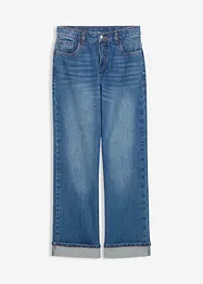 Jeans wide leg, vita bassa, bonprix