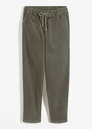 Pantaloni di velluto a coste con cordoncino, bonprix