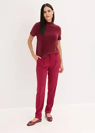 Pantaloni con pinces ed elastico in vita, bonprix