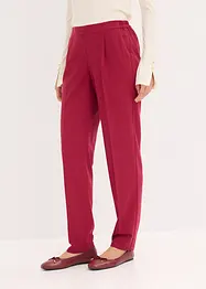 Pantaloni con elastico in vita e piega stirata, bonprix