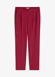 Pantaloni con elastico in vita e piega stirata, bonprix
