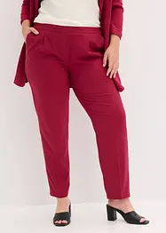 Pantaloni con elastico in vita e piega stirata, bonprix