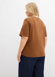 T-shirt in puro cotone biologico pesante, bonprix