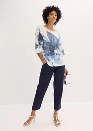 Maglione con stampa floreale, bonprix