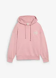 Felpa con cappuccio in puro cotone, bonprix