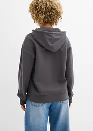 Felpa con cappuccio in puro cotone, bonprix