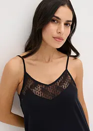 Camicia da notte con spalline sottili e modal, bonprix