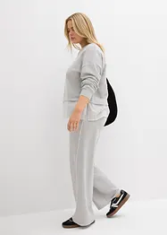 Felpa con inserto di camicia, bonprix