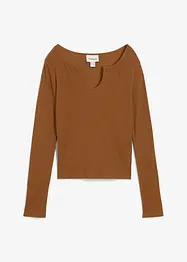 Maglia a costine con puro cotone biologico, bonprix