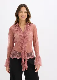 Camicetta con pizzo, bonprix