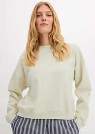 Felpa oversize in puro cotone biologico, bonprix