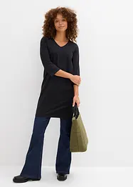 Abito in puro cotone biologico elasticizzato, bonprix