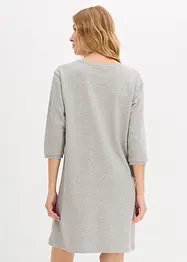 Abito svasato in felpa, bonprix