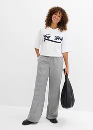 Felpa oversize in misto cotone morbido, bonprix