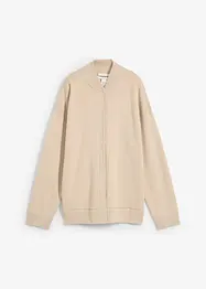 Cardigan oversize con lana merino, bonprix