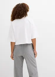 Felpa oversize in misto cotone morbido, bonprix