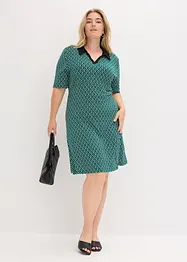 Abito midi con colletto stile polo, bonprix