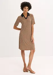 Abito midi con colletto stile polo, bonprix