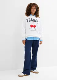 Felpa oversize in puro cotone biologico, bonprix