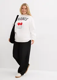 Felpa oversize in puro cotone biologico, bonprix