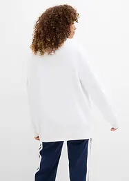 Felpa oversize in puro cotone biologico, bonprix