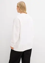 Felpa oversize in puro cotone biologico, bonprix