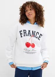 Felpa oversize in puro cotone biologico, bonprix