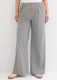 Pantaloni con elastico in vita e gambe larghe, bonprix