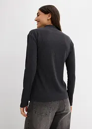 Maglia a maniche lunghe a coste, bonprix