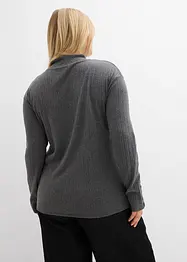 Maglia a maniche lunghe a coste, bonprix