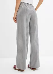 Pantaloni con elastico in vita e gambe larghe, bonprix