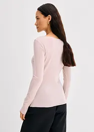 Maglia a maniche lunghe con scollo a barca, bonprix