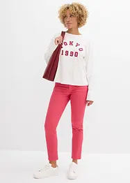 Pantaloni cropped in twill, bonprix