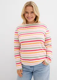 Maglia a maniche lunghe in puro cotone, bonprix