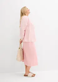 Gonna midi in twill, bonprix