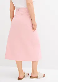 Gonna midi in twill, bonprix