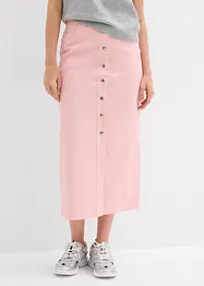 Gonna midi in twill, bonprix