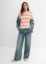 Maglia a maniche lunghe in puro cotone, bonprix