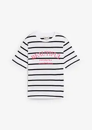 T-shirt in puro cotone a righe, bonprix