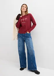 Maglia a maniche lunghe in puro cotone, bonprix