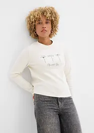 Maglia a maniche lunghe in puro cotone, bonprix