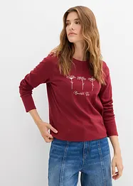 Maglia a maniche lunghe in puro cotone, bonprix